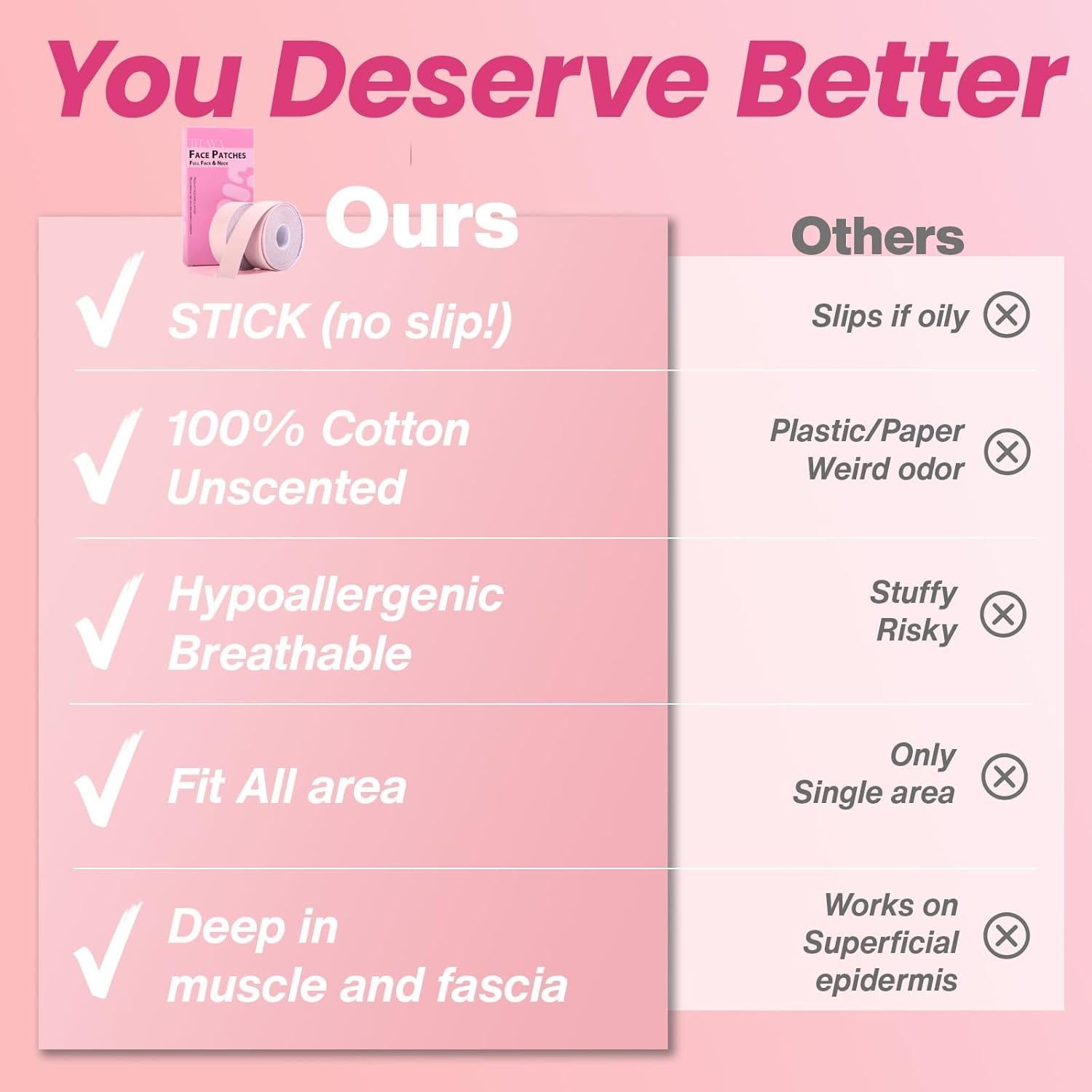 Parche Antiarrugas y Cinta Levantadora Titaya - Rosa