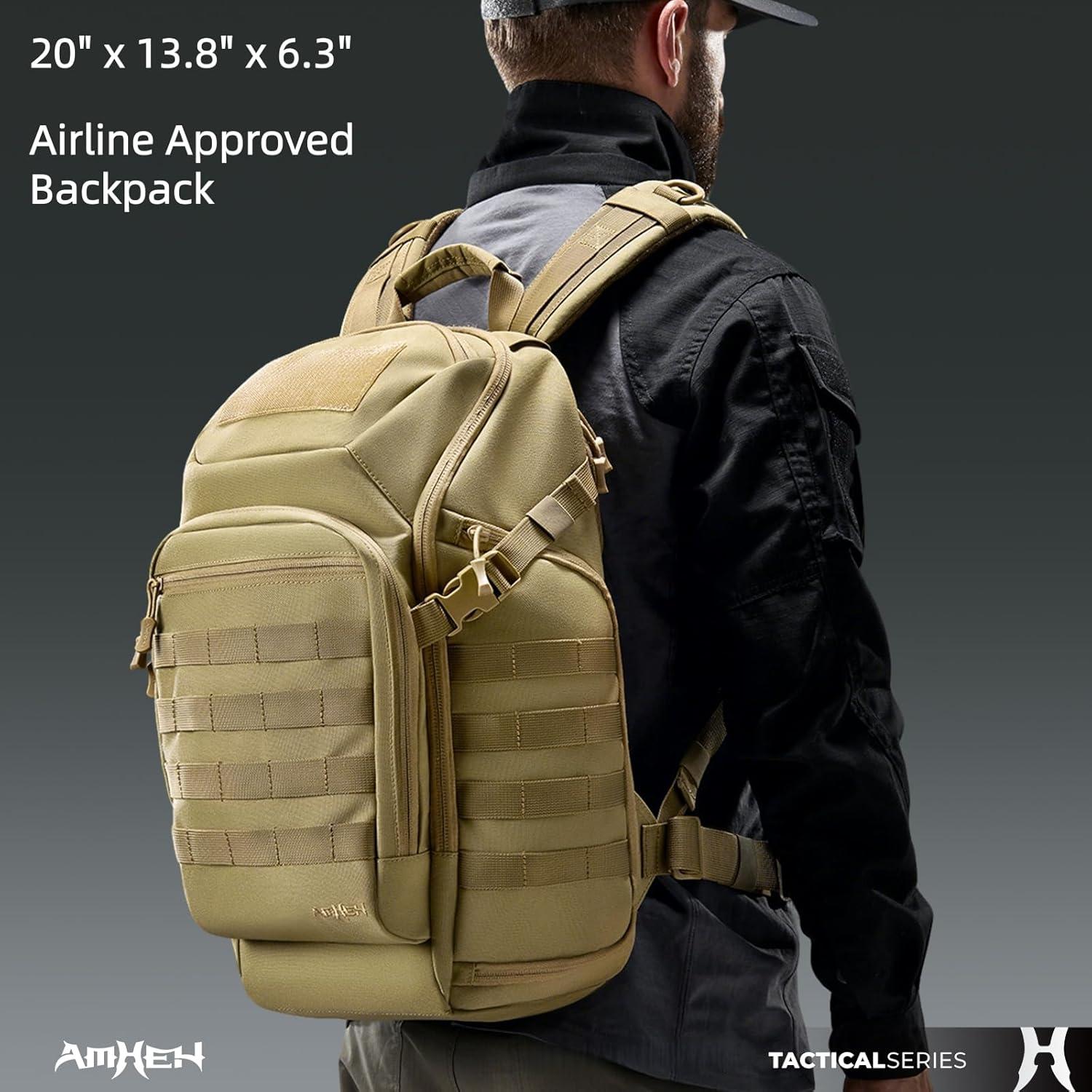 Mochila Táctica Militar AMHEH 32L Resistente para Laptop 17"