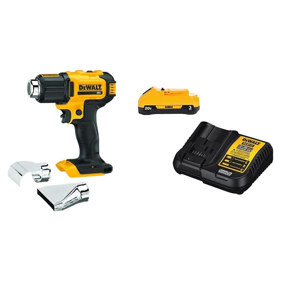 Pistola de Calor Inalámbrica DEWALT 20V MAX 532°C con Batería