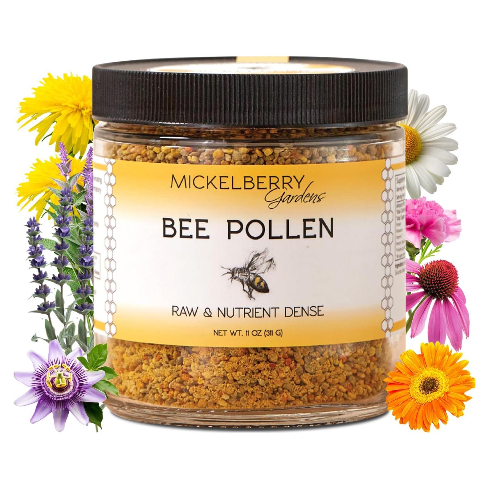 Gránulos de Polen de Abeja Mickelberry Gardens 311g - Superalimento Crudo