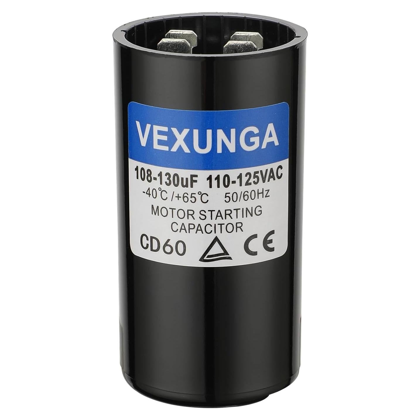 Condensador de Arranque VEXUNGA 108-130 uF 110-125V CA