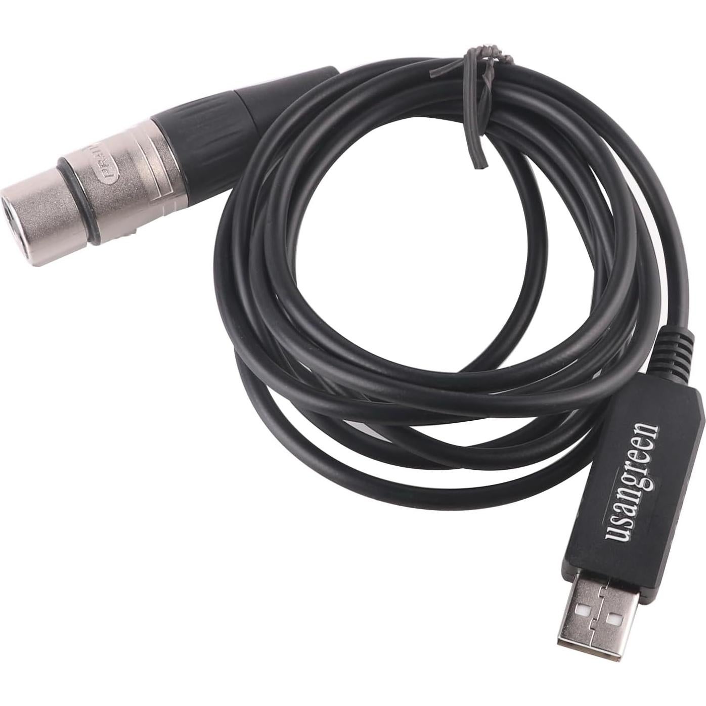 Adaptador USB a DMX RS485 Usangreen 0.97m XLR 3P