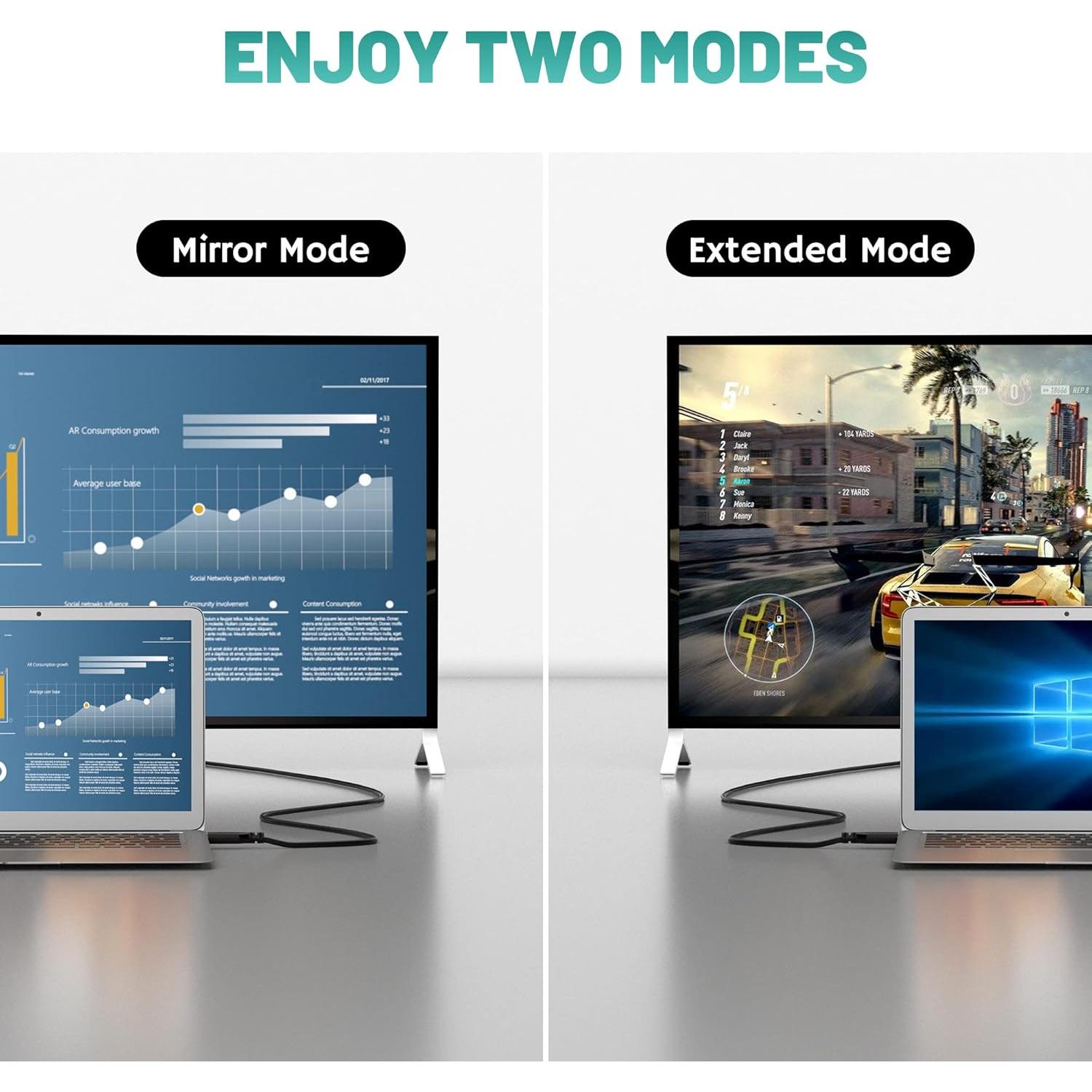 Cable DisplayPort a VGA Kxable 1.22m 1080P con Bridas