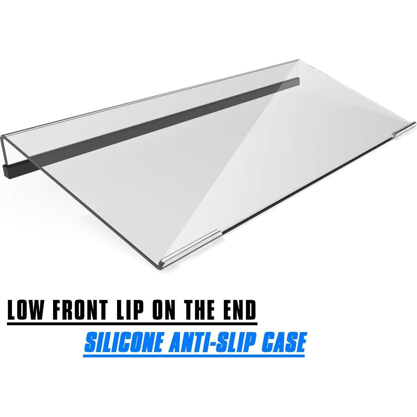 Soporte de Teclado Acrílico Richboom Compacto 30 cm con Silicona