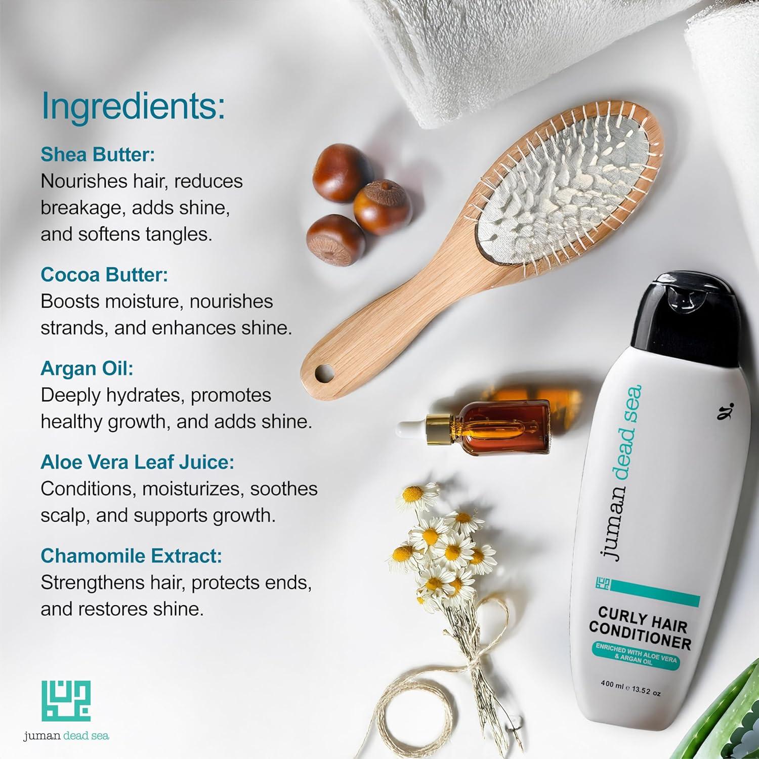 Acondicionador sin enjuague Juman 375g - Aceite de Argán y Aloe