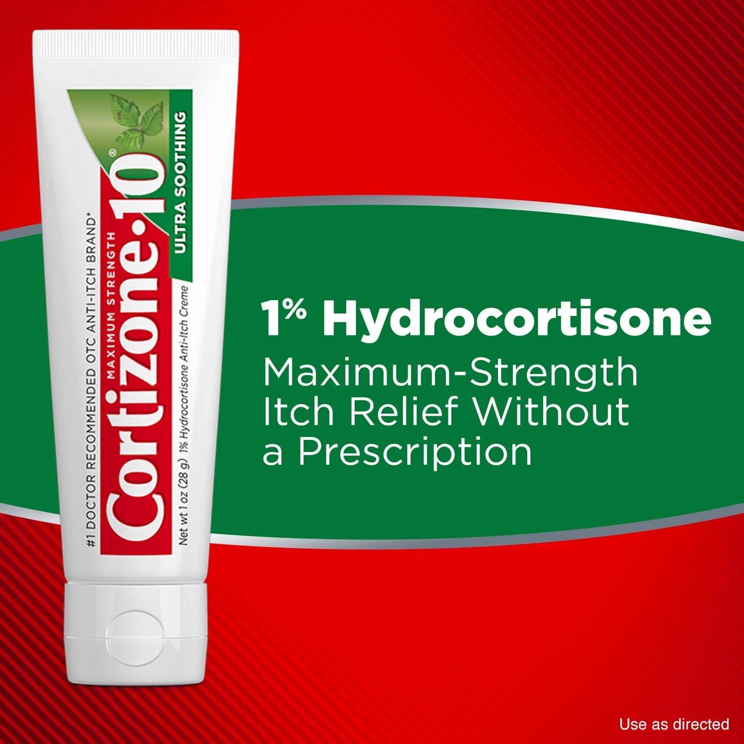 Cortizone-10 Crema Calmante Aloe Vera 56.7 g - Alivio Picazón