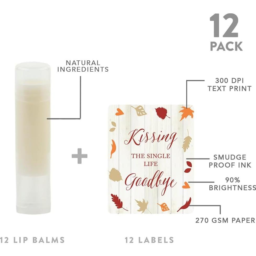 Bálsamo Labial Andaz Press Otoño 12 Piezas Favor Despedida