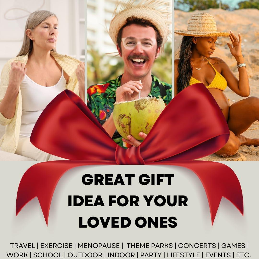 Ventilador de Cuello AireLux BZK 5 Velocidades Recargable USB