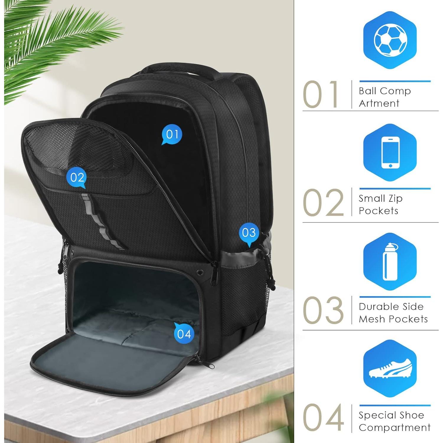 Mochila Deportiva BROTOU Basketbk02 35L con Compartimentos