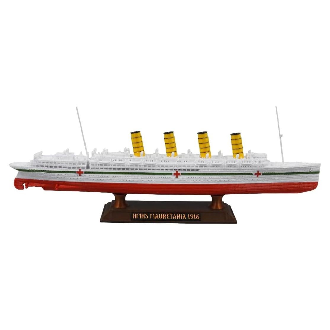Modelo de barco 30.48 cm HMHS Mauretania con soporte
