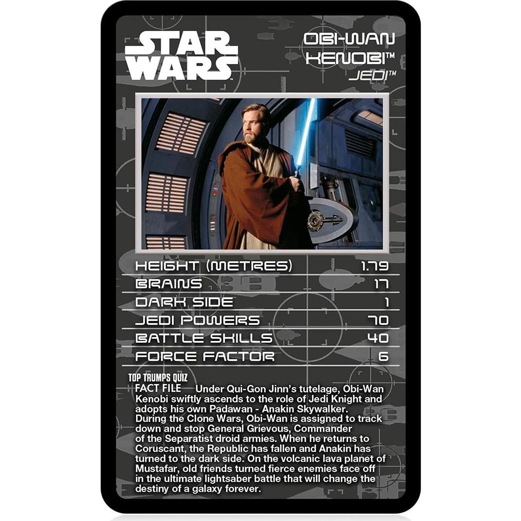 Juego de Cartas Top Trumps Star Wars Episodios 1-3