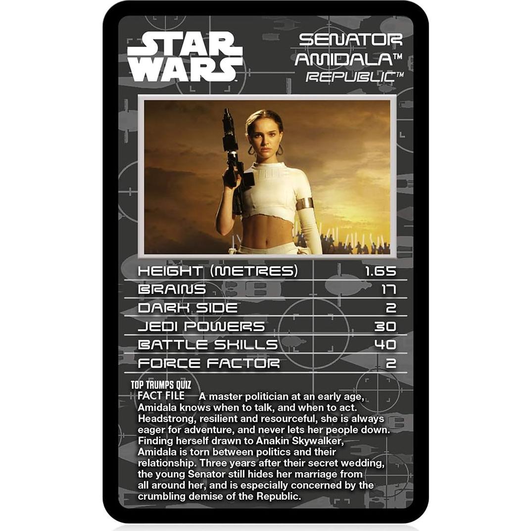 Juego de Cartas Top Trumps Star Wars Episodios 1-3