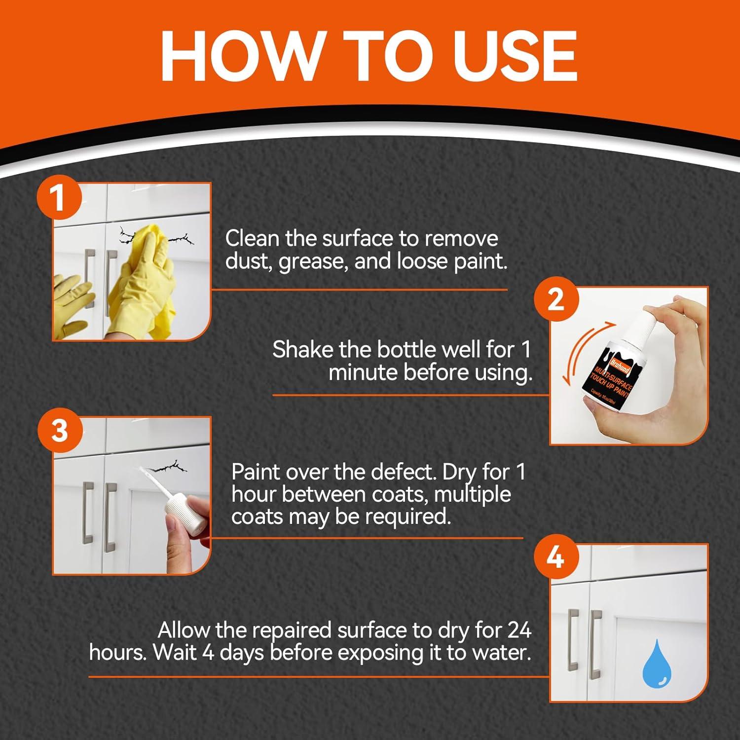 Pintura de Retoque Brohood Blanca Semibrillante 2x59ml