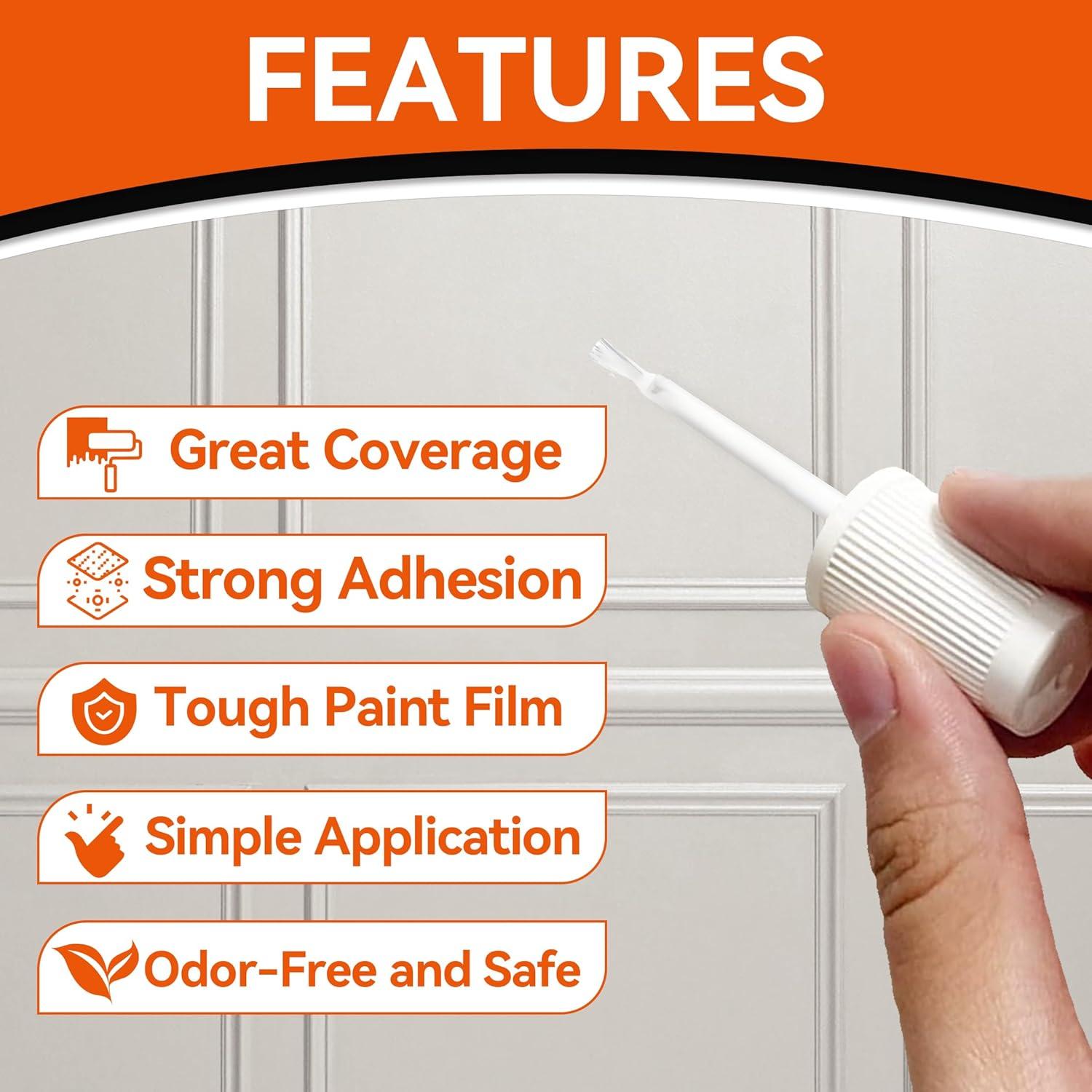 Pintura de Retoque Brohood Blanca Semibrillante 2x59ml