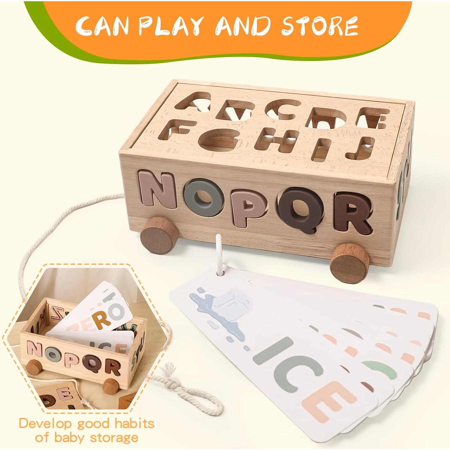 Juguete Clasificador Montessori Samonyed Alfabeto Silicona