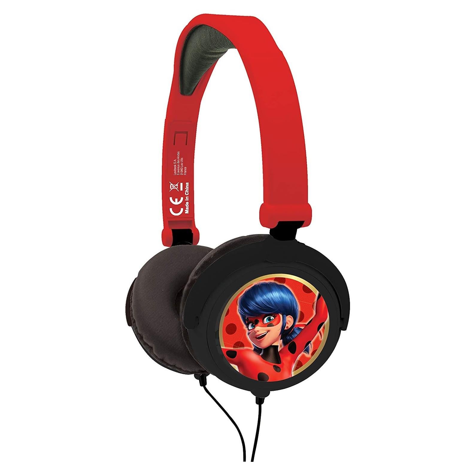 Auriculares Estéreo Lexibook Tikki Plegables 85dB Rojo