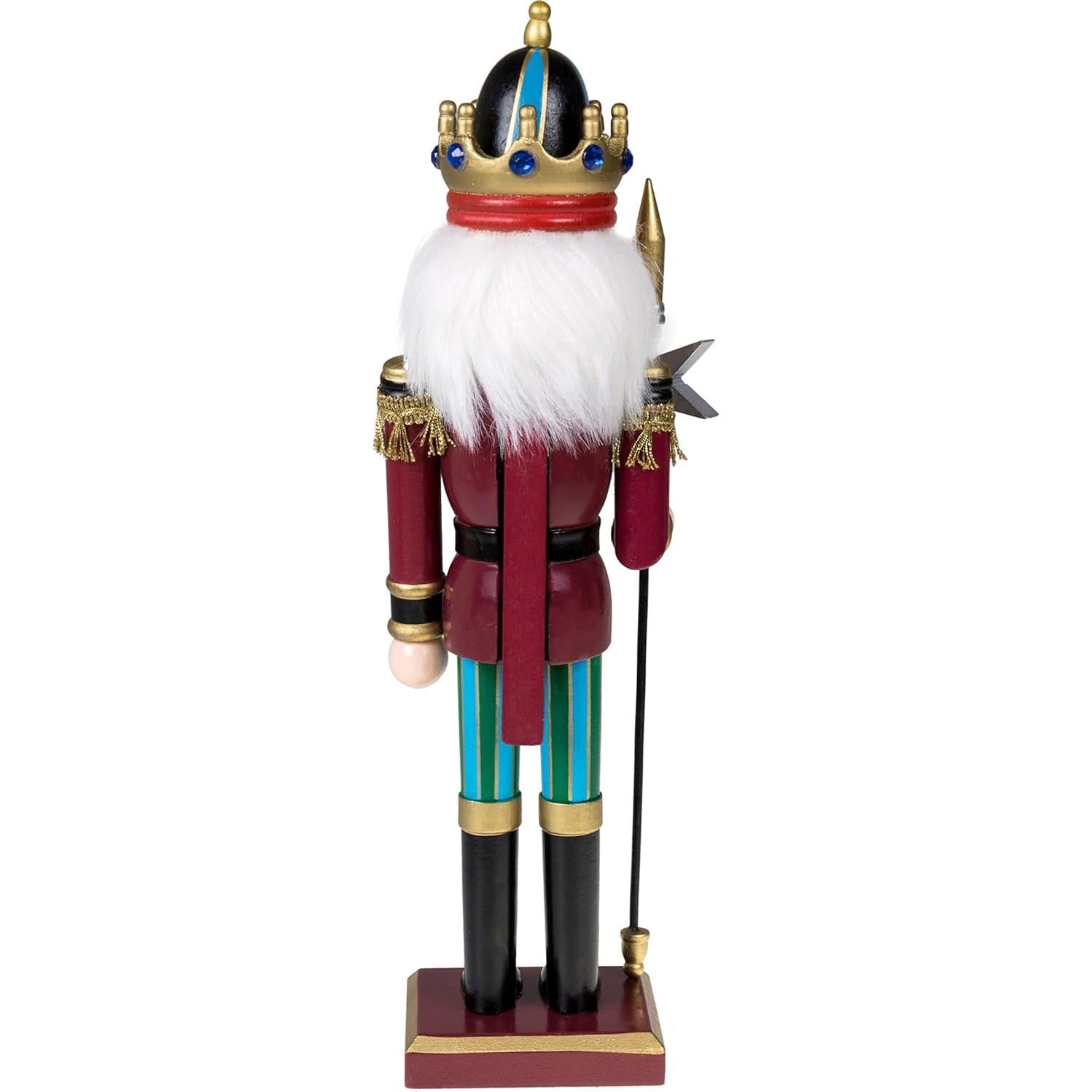 Cascanueces de Madera Rey Azul 30.48 cm Clever Creations