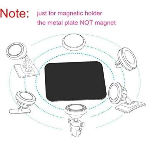 Juego de Placas Metálicas 16 Pack para Soportes de Teléfono