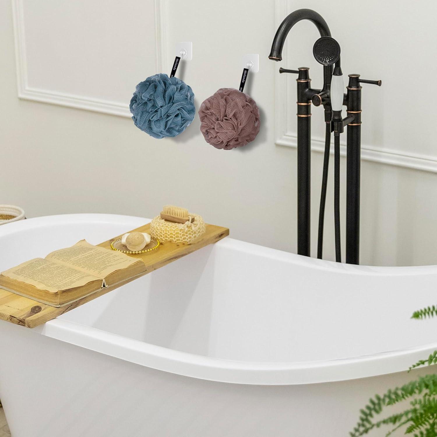 Esponja de Loofah Molanda 60g - Bola Exfoliante Ducha (Paquete de 2)