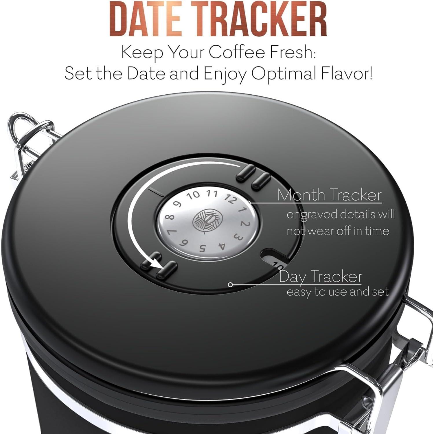 Contenedor de Café CafetastiQ 622g Acero Inoxidable Hermético