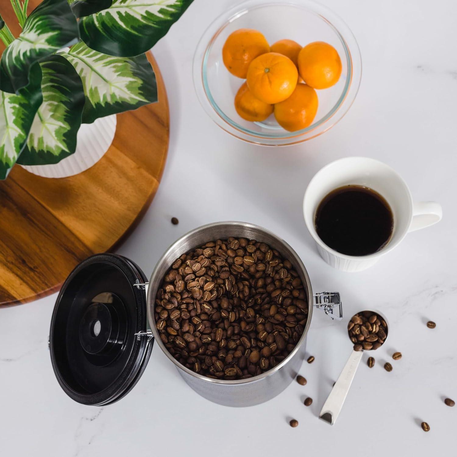 Contenedor de Café CafetastiQ 622g Acero Inoxidable Hermético