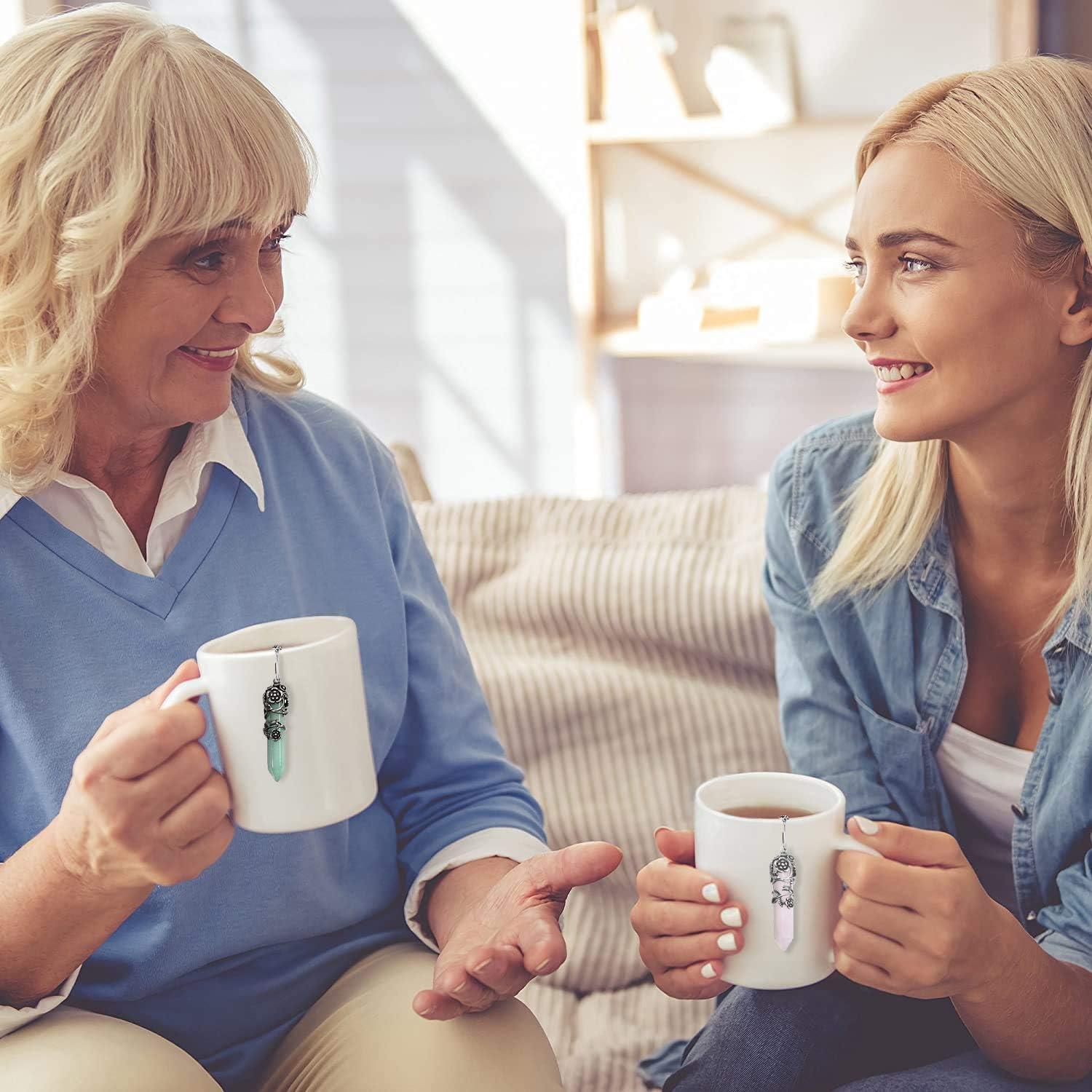 Infusores de Té de Acero Inoxidable con Cristales Sanadores - SaNavie