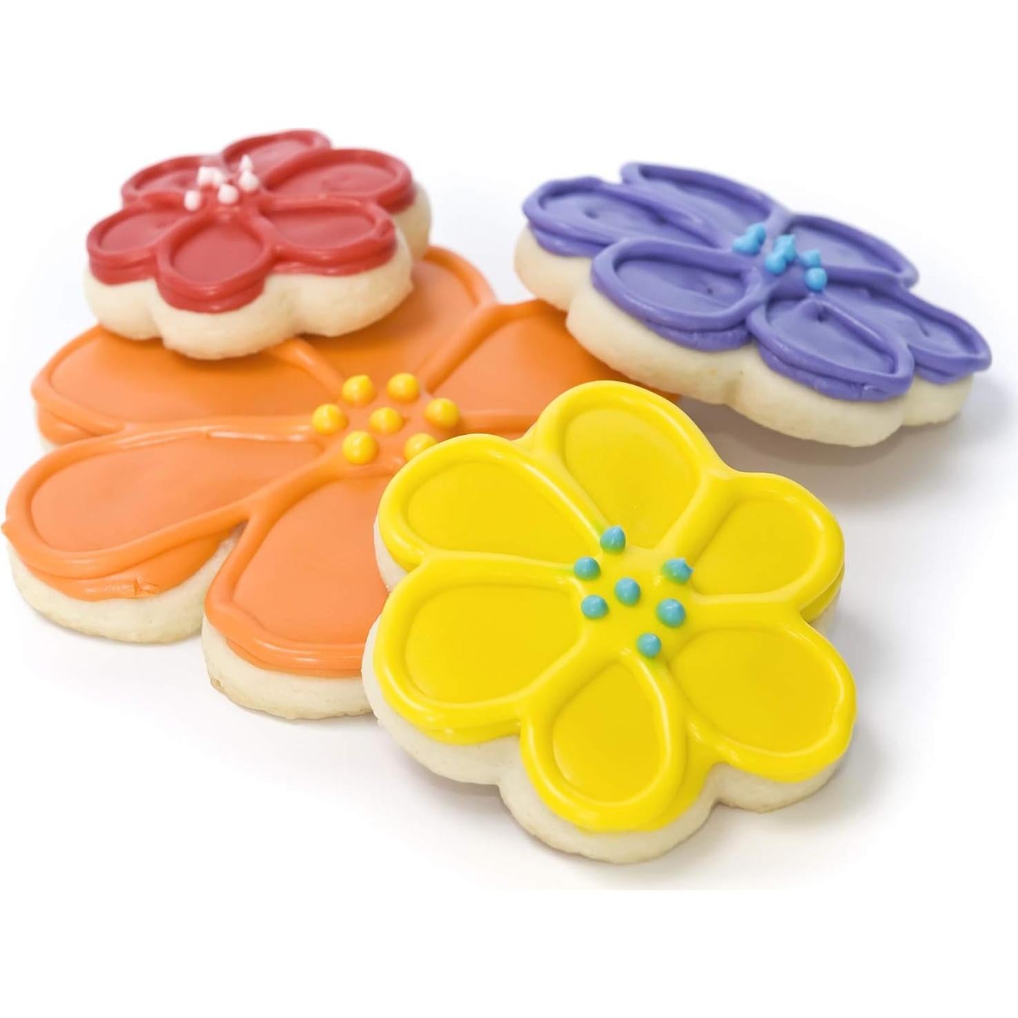 Cortadores de Galletas Flor Fox Run, 6 Piezas Acero Inoxidable