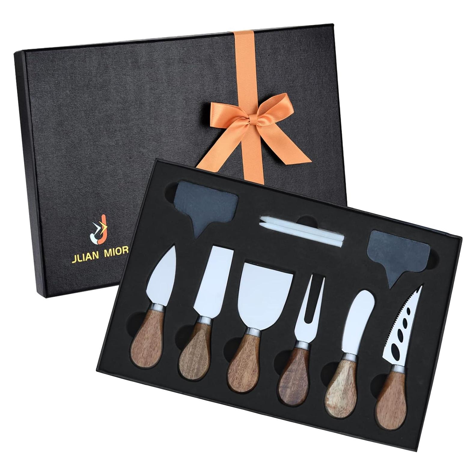 Conjunto de Cuchillos de Queso JLIAN MIOR 12 Piezas Acero Inoxidable