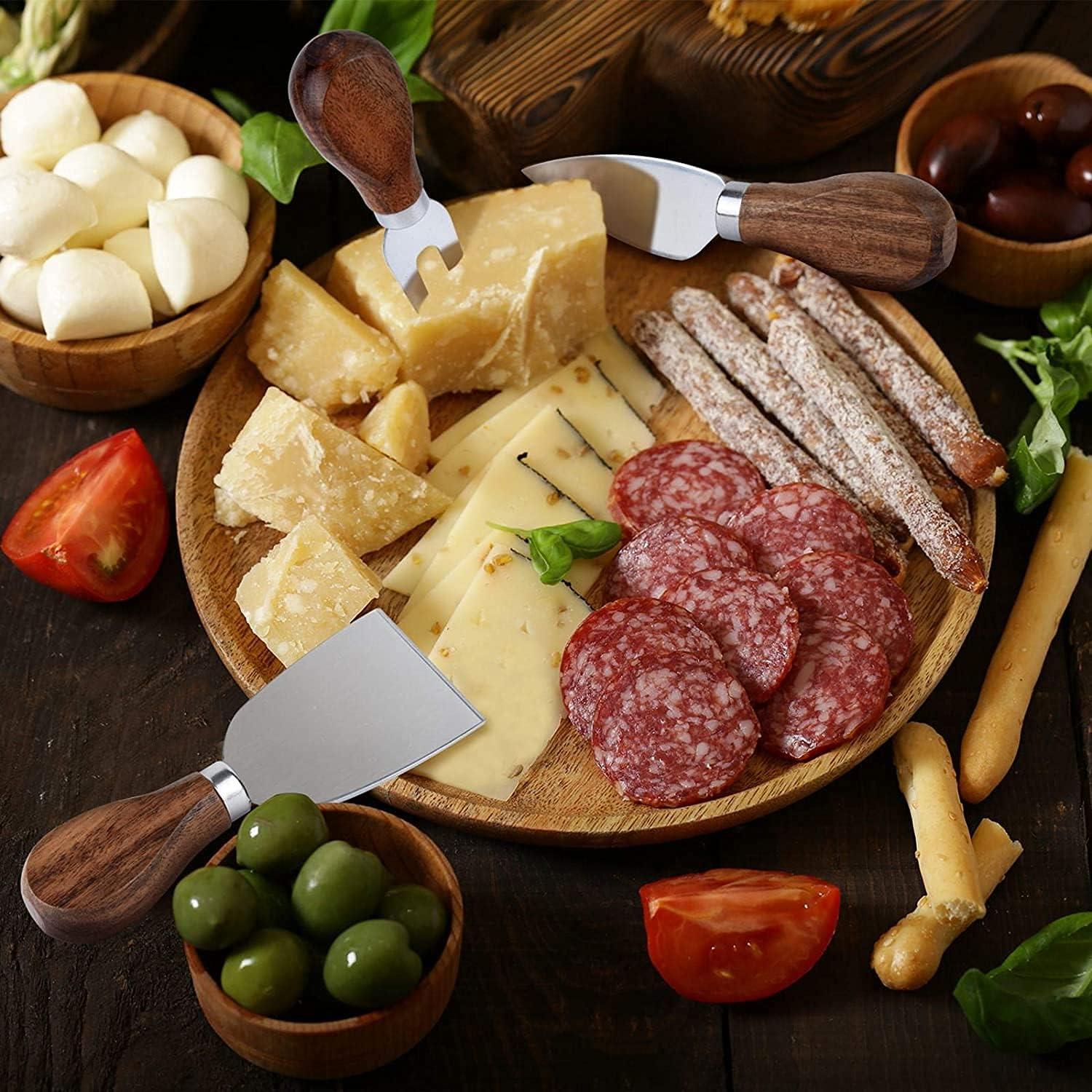 Conjunto de Cuchillos de Queso JLIAN MIOR 12 Piezas Acero Inoxidable