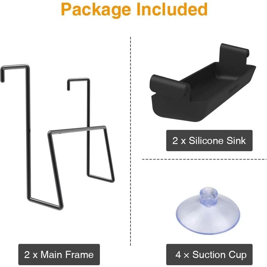 Soporte para Tapa de Olla de Cocción Lenta SOPHICO - Acero Inoxidable y Silicona, 2 Paquete