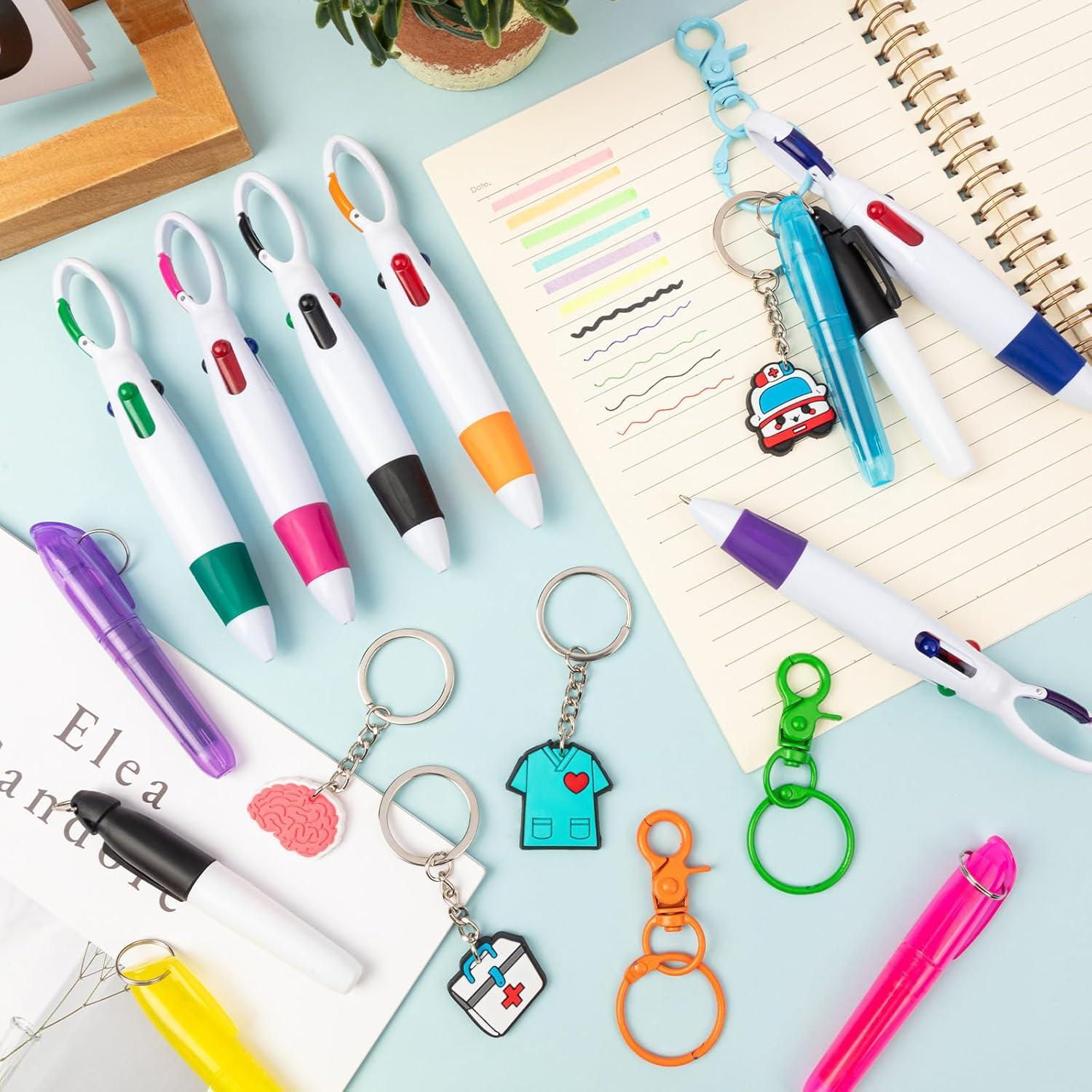 Bolígrafos de Insignia de Enfermera KFPPLXQ - 6 Piezas Multicolor