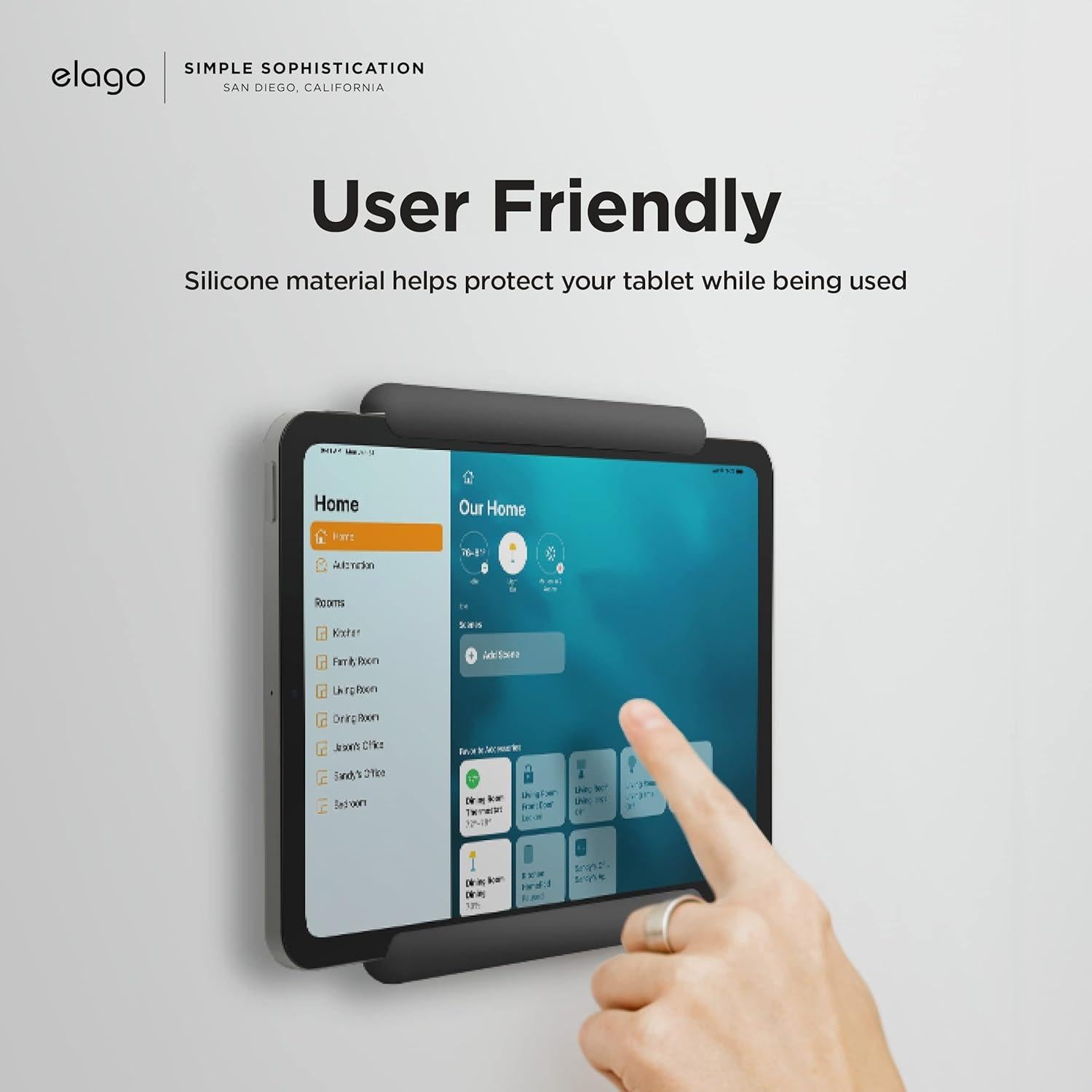 Soporte para iPad elago EHOME-HUBMT-DGY - Instalación Fácil