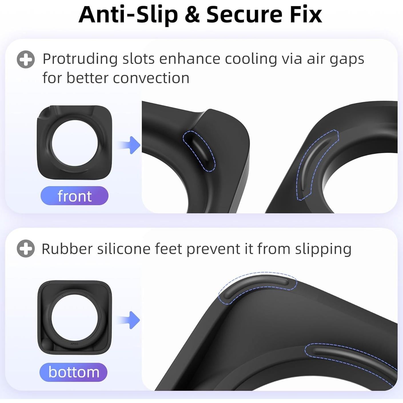 Soporte de Escritorio ELETIUO para Mac Mini M4/M4 Pro 2024