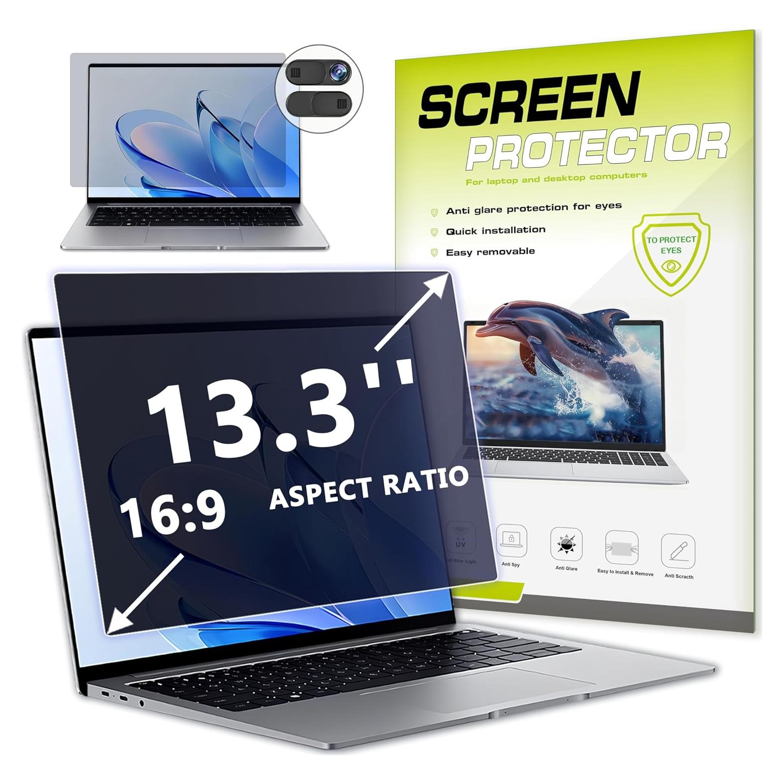 Pantalla de Privacidad 13.3" Yongmai Anti-Luz Azul 16:9