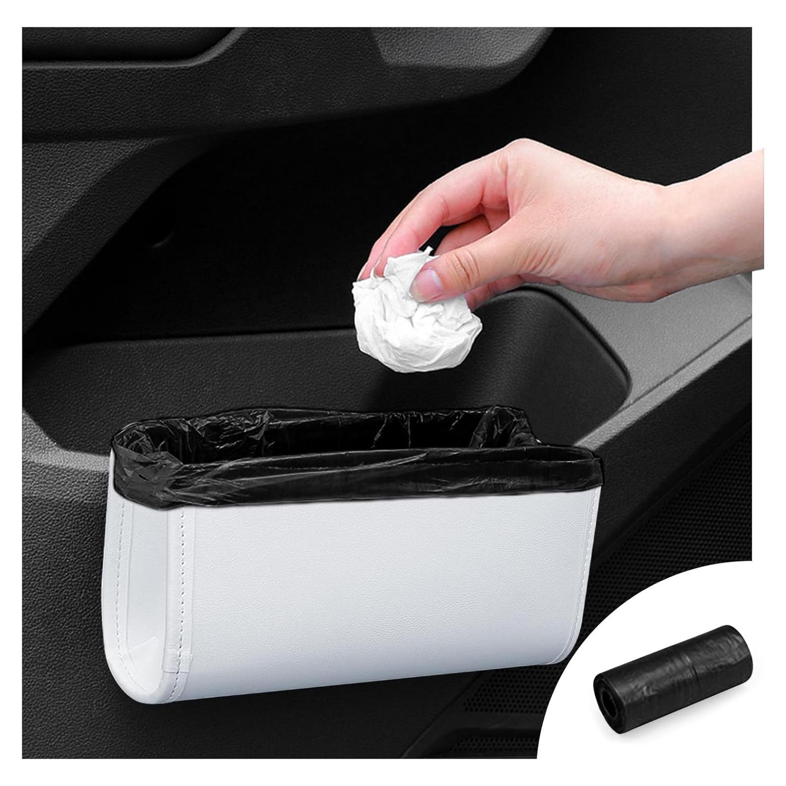 Basurero de Auto Zmoso Plegable Blanco 0.45 kg