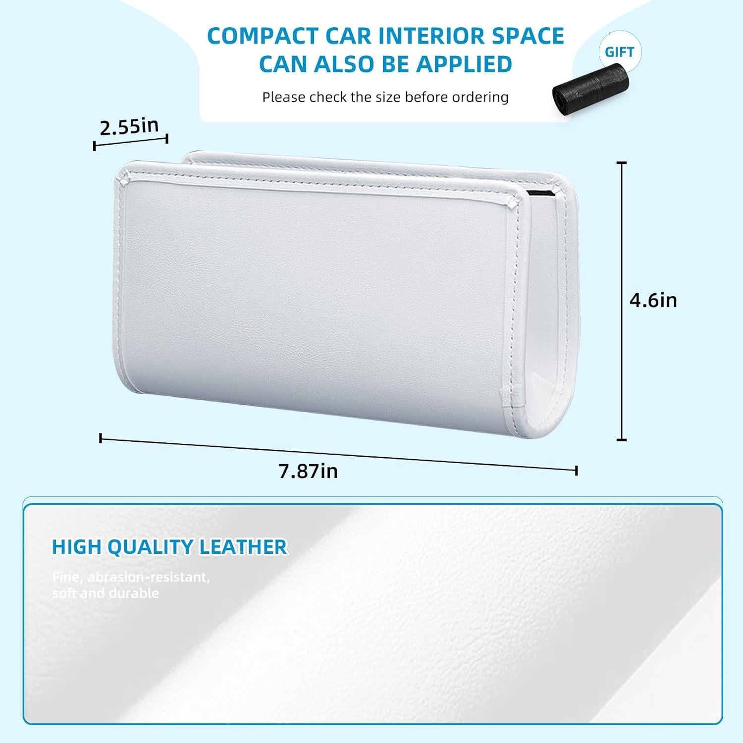 Basurero de Auto Zmoso Plegable Blanco 0.45 kg