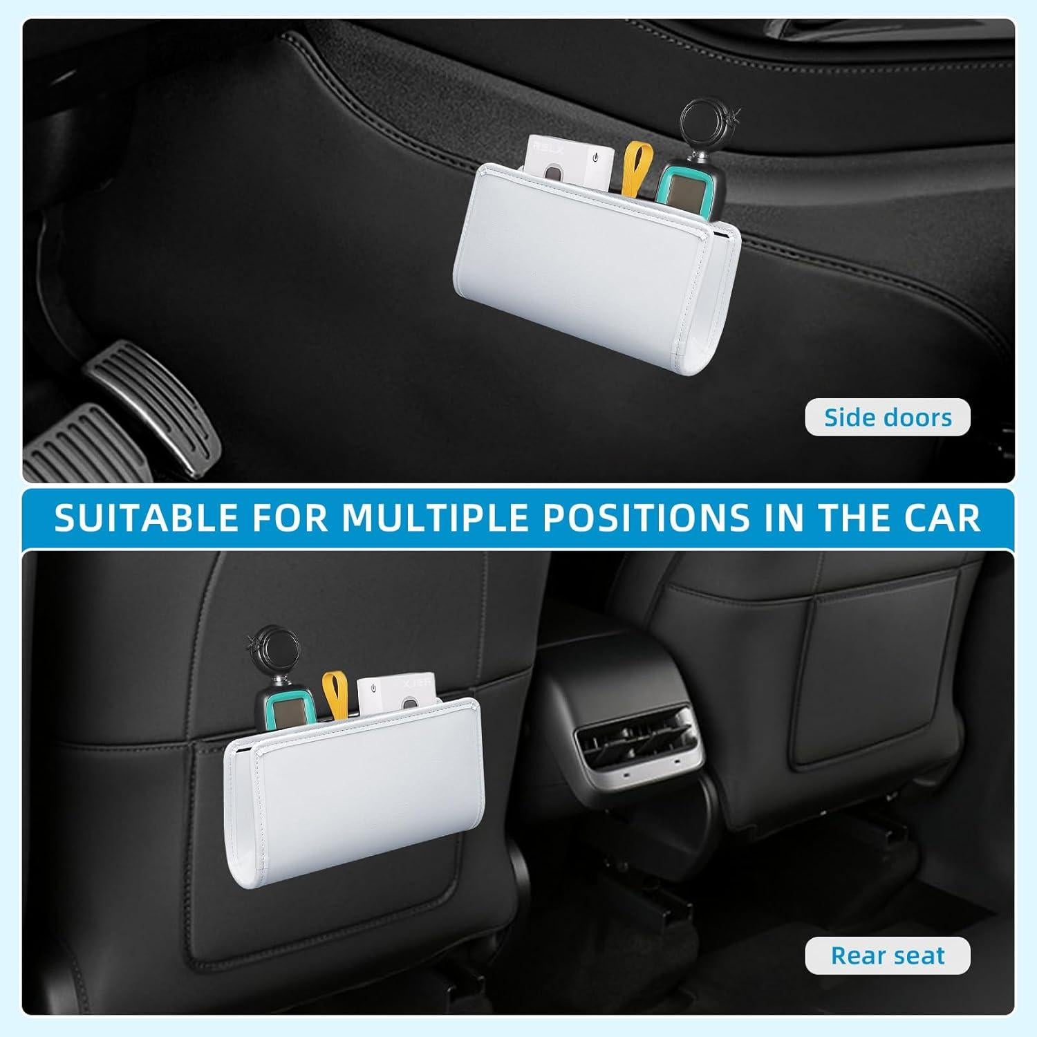 Basurero de Auto Zmoso Plegable Blanco 0.45 kg