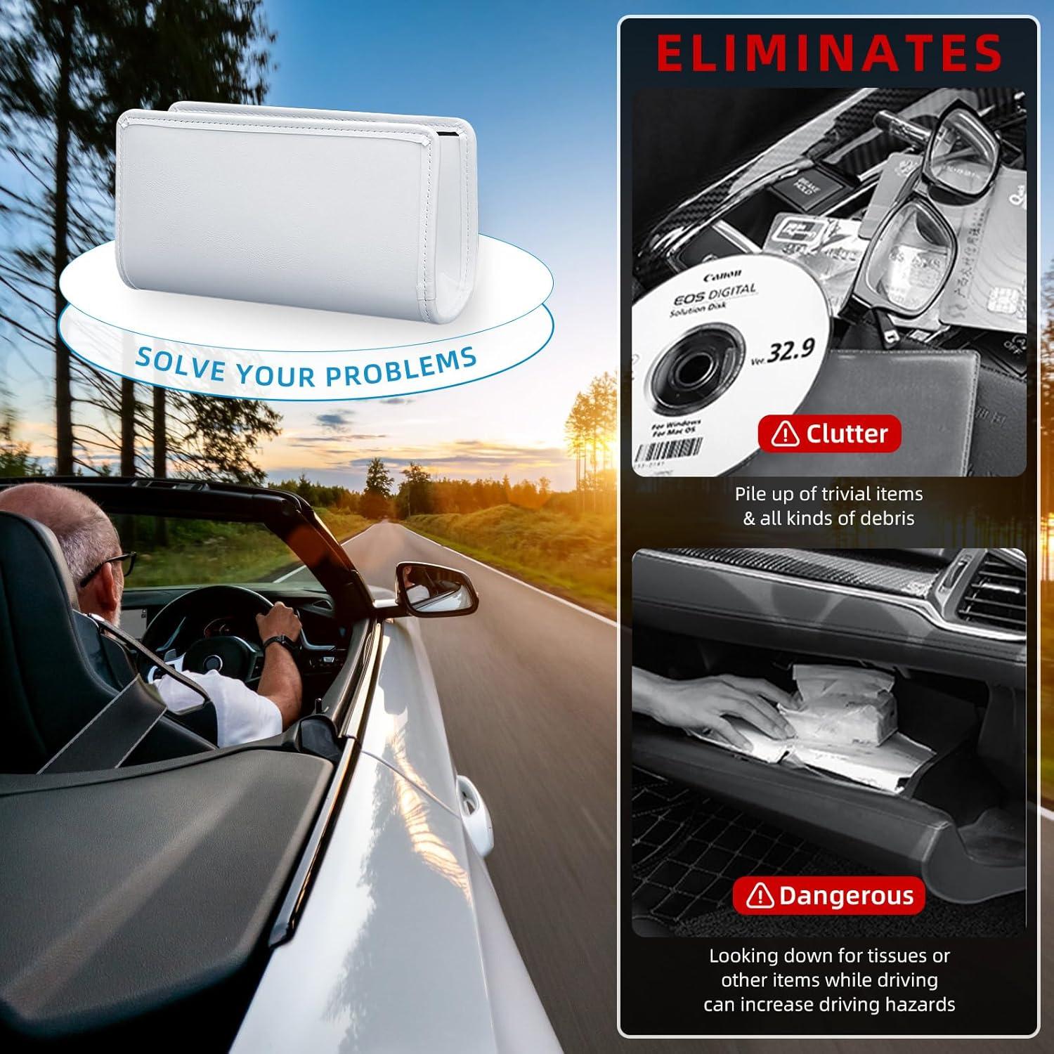 Basurero de Auto Zmoso Plegable Blanco 0.45 kg