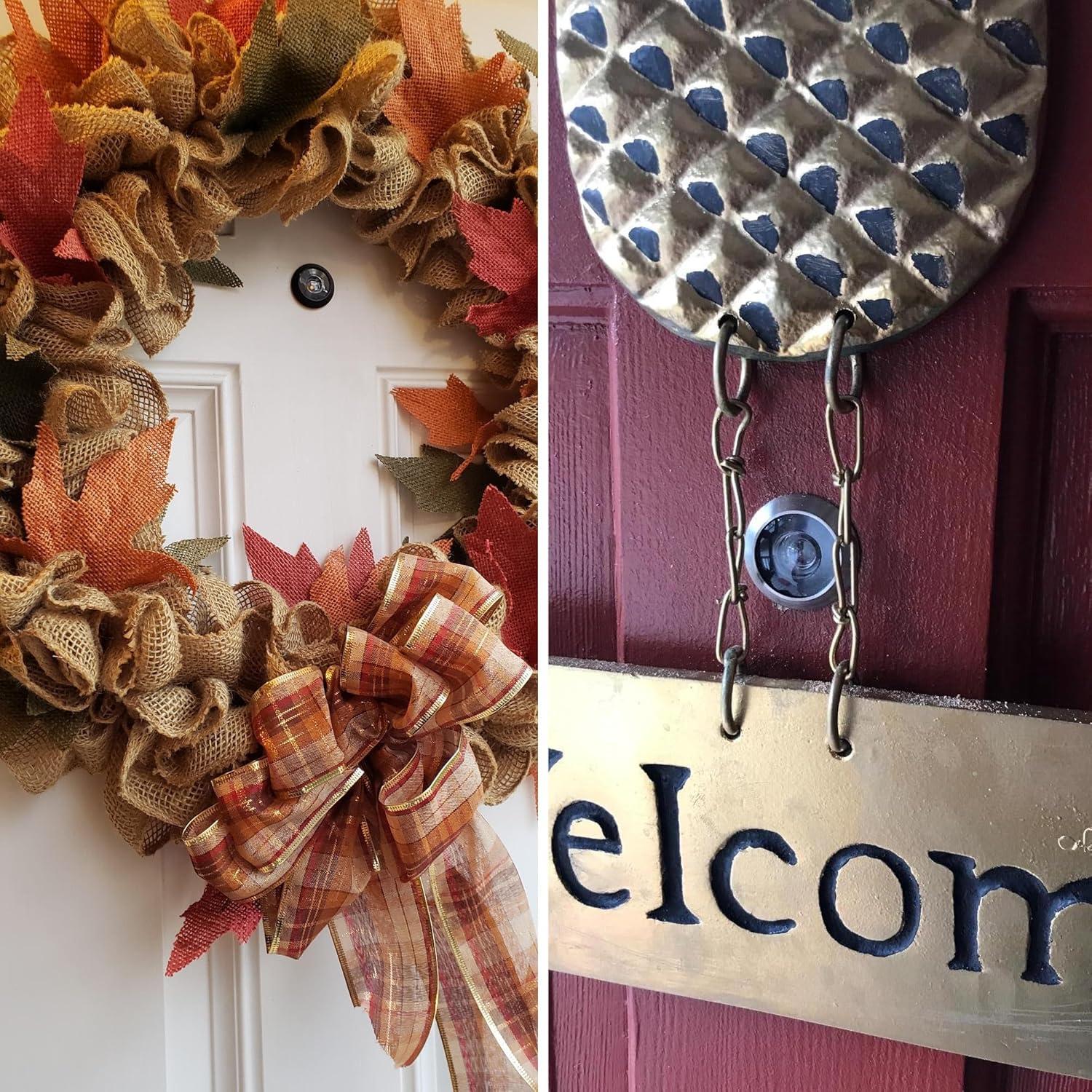 Visor de Puerta Frontal Gunagstar 200 Grados Latón Negro 1 Paquete