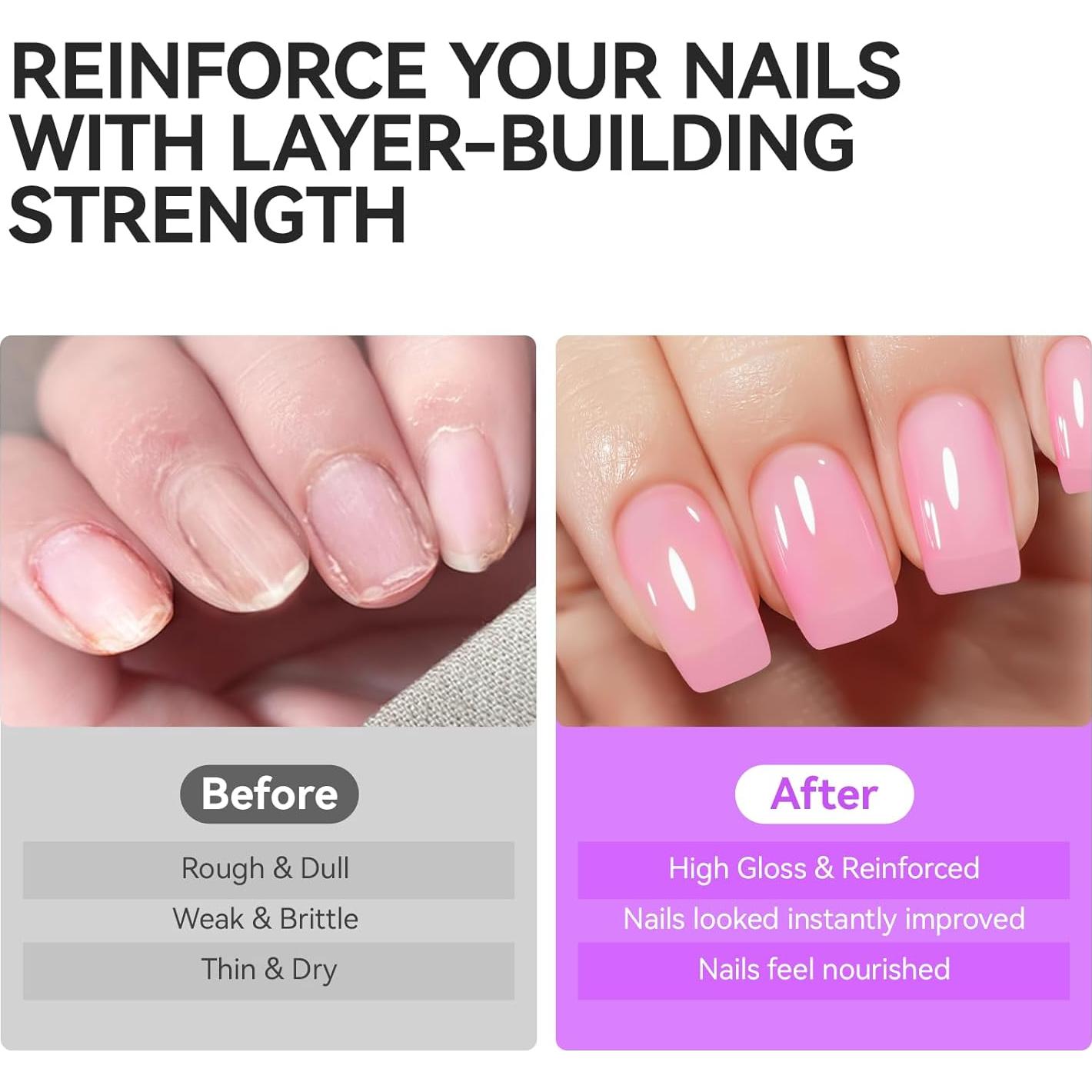 Endurecedor de Uñas Gelike EC 15ml - Crecimiento y Reparación