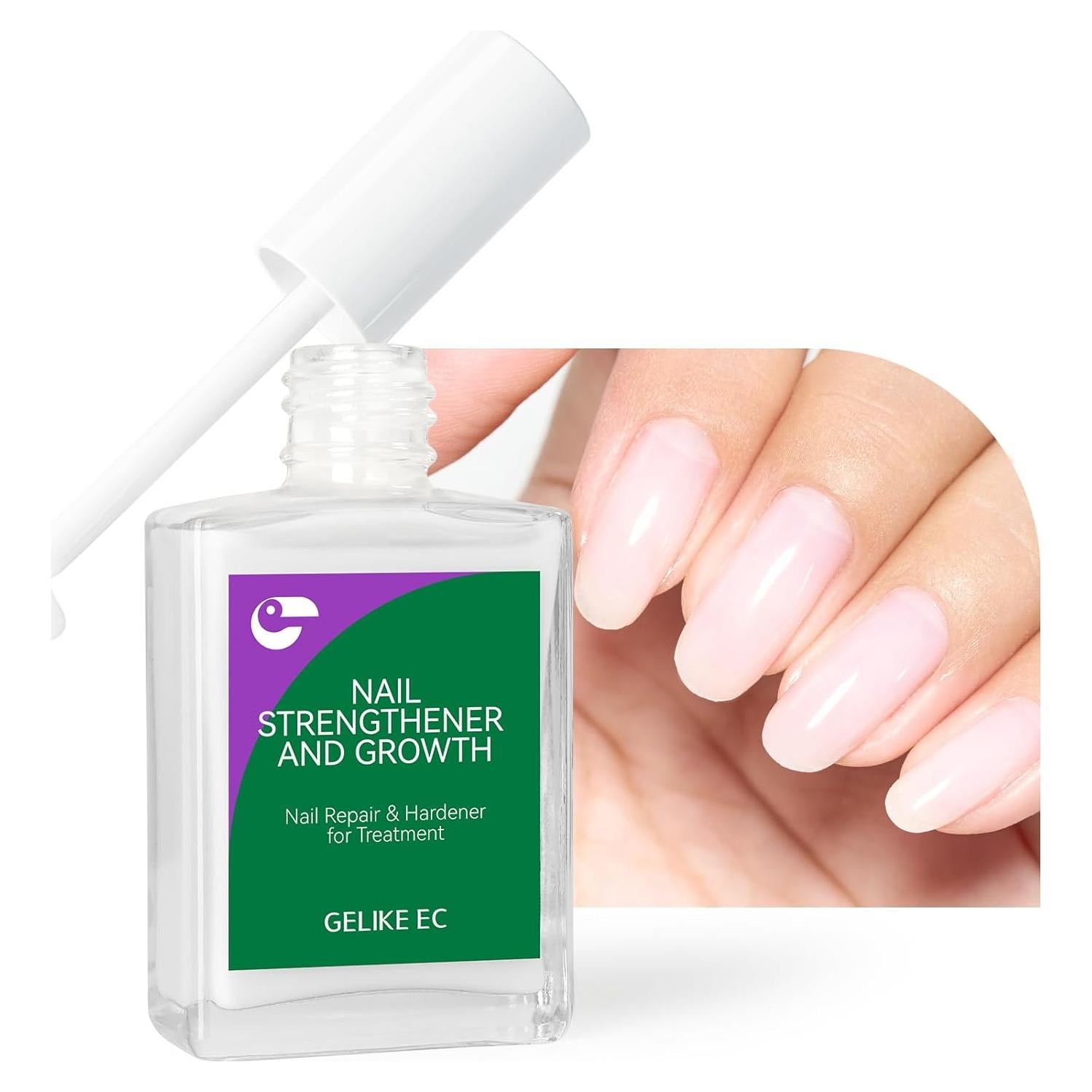 Gelike EC Endurecedor de Uñas 15ml 6 en 1 para Hombre - Blanco