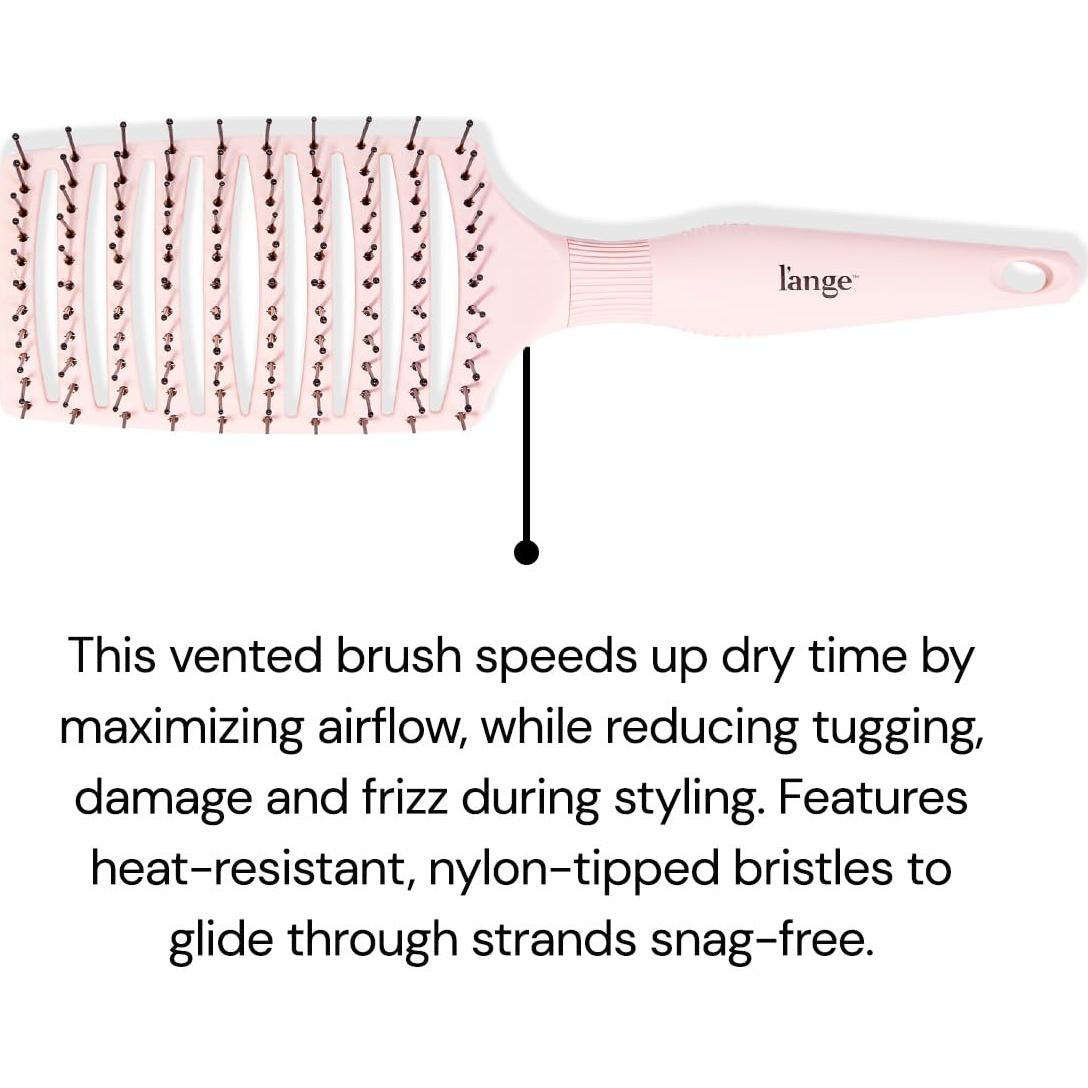 Cepillo Ventilado Ancho L'ANGE HAIR Siena Rosa 27.5cm