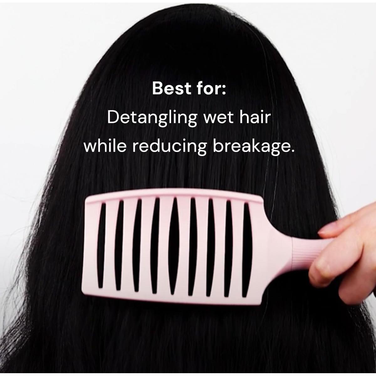 Cepillo Ventilado Ancho L'ANGE HAIR Siena Rosa 27.5cm