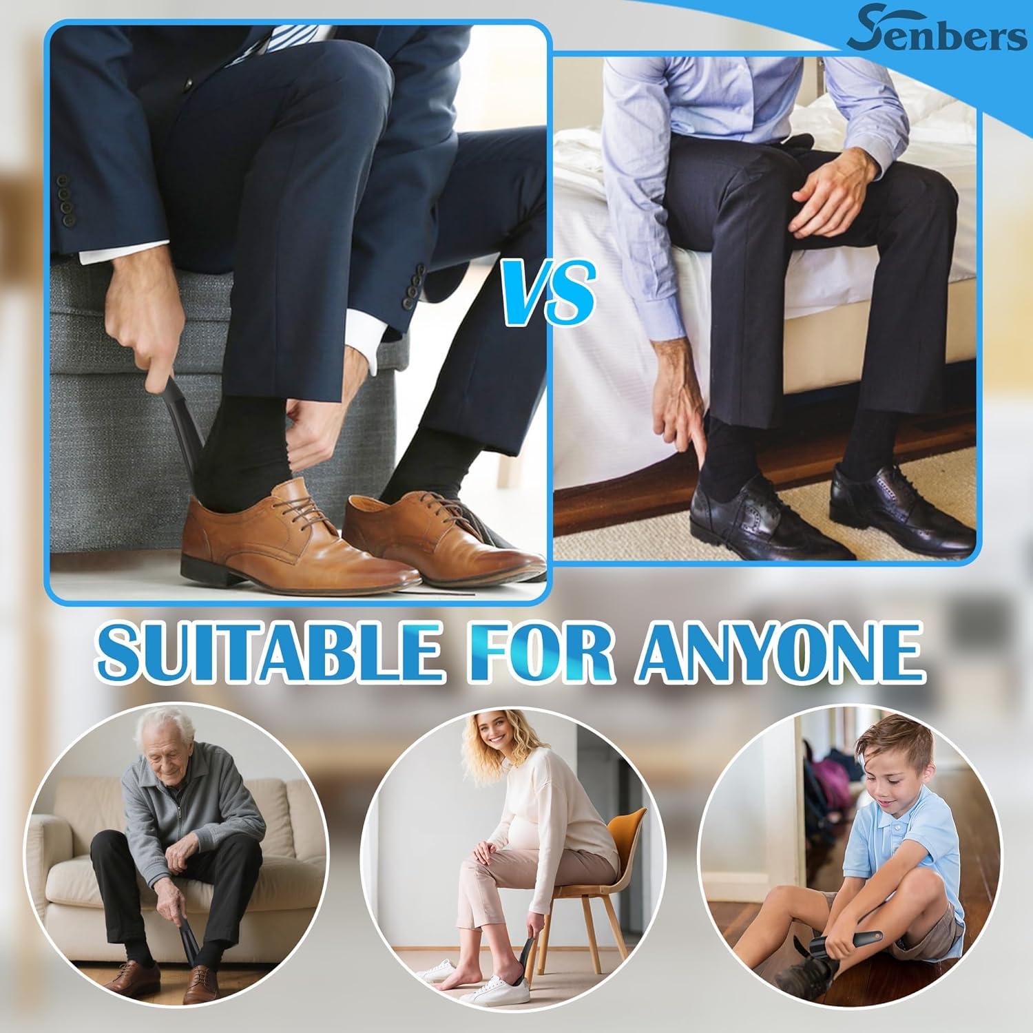 Cucharón de plástico para zapatos Senbers 16 cm portátil