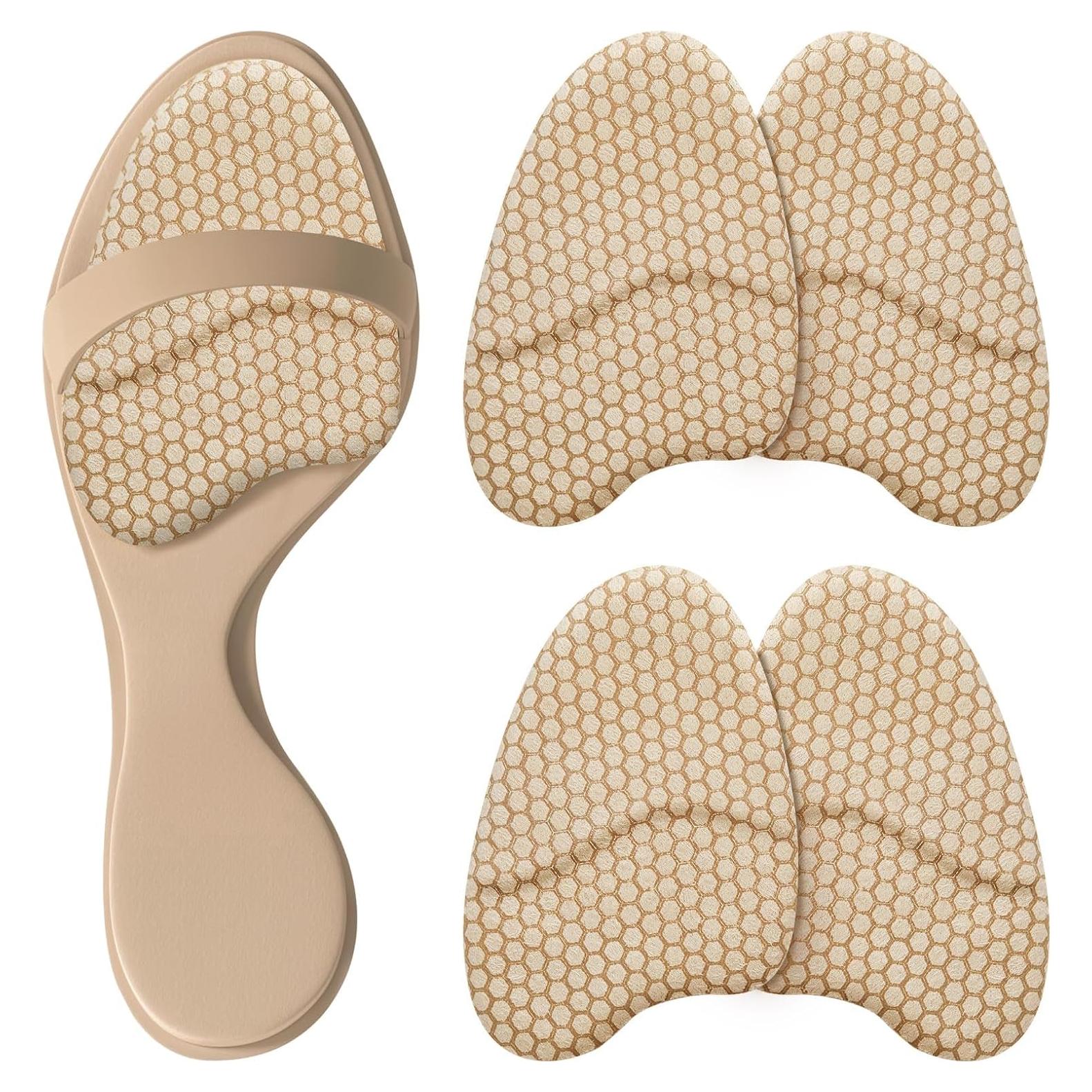 Almohadillas Metatarsales ZAIWOO Beige - 2 Pares Antideslizantes