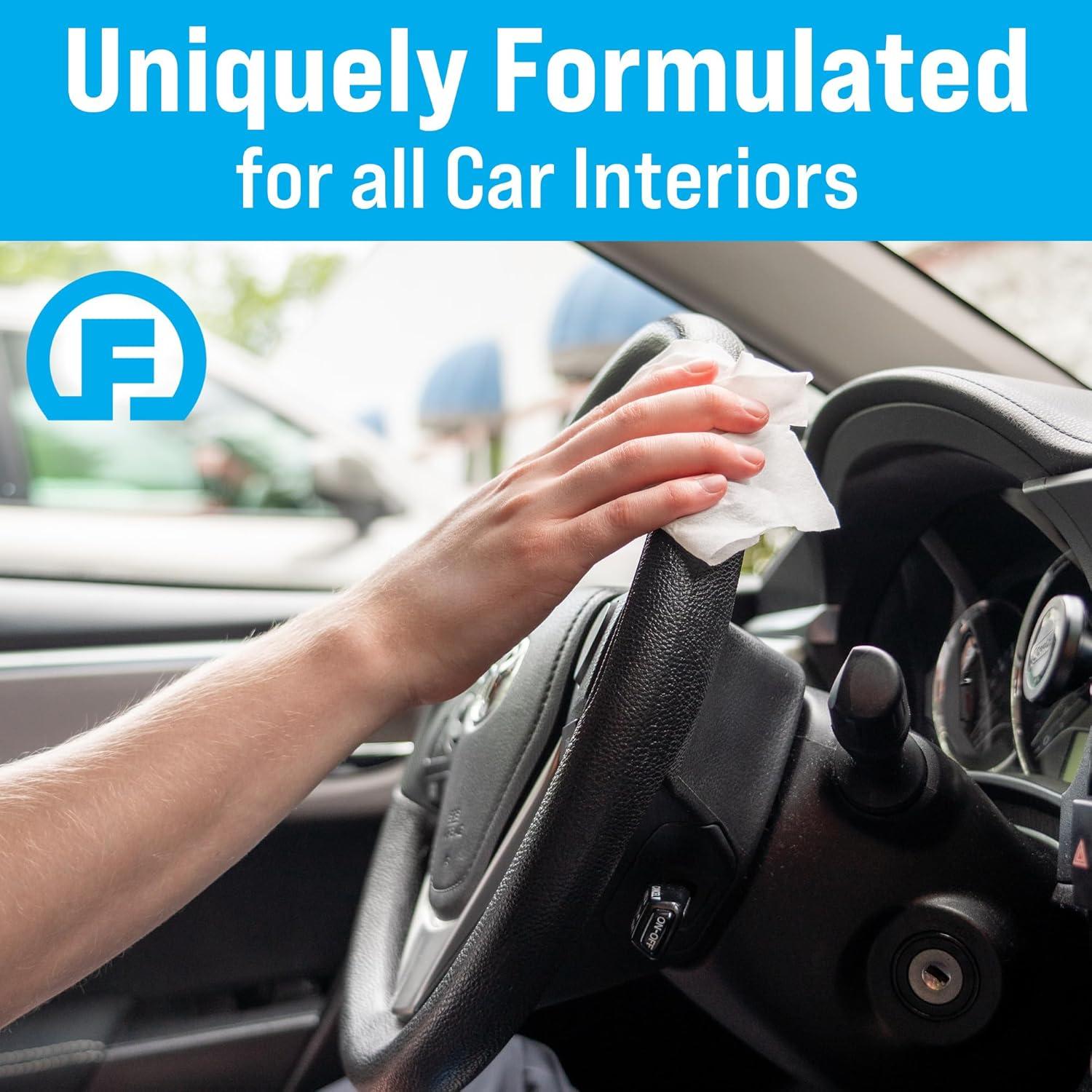 Toallitas para Interior de Auto Fortress - Paquete de 2 (25 ct)