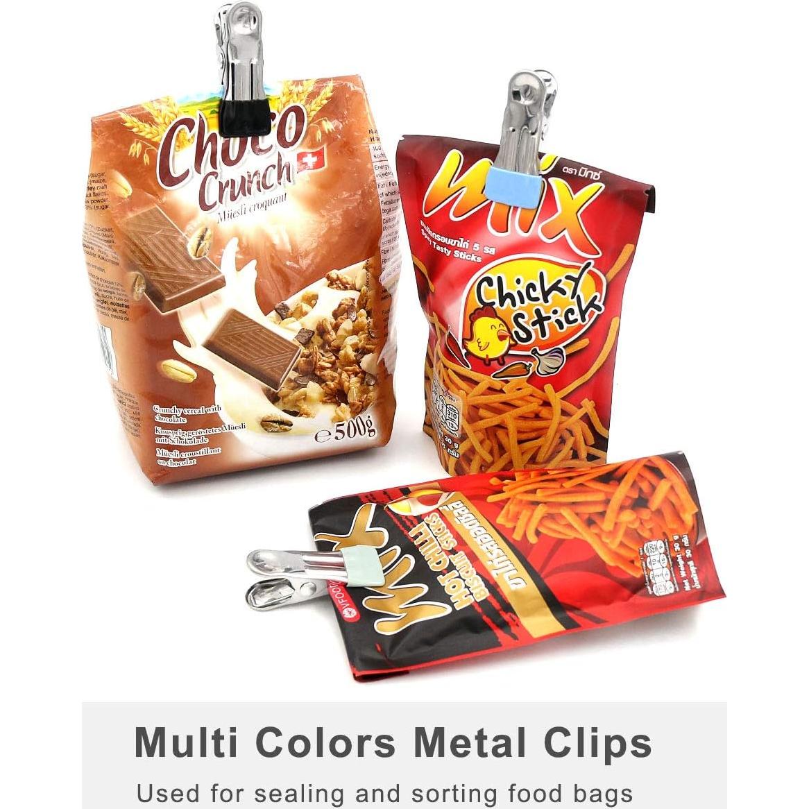 Pinzas de Ropa Coideal Multicolor 30 Pcs Acero Inoxidable