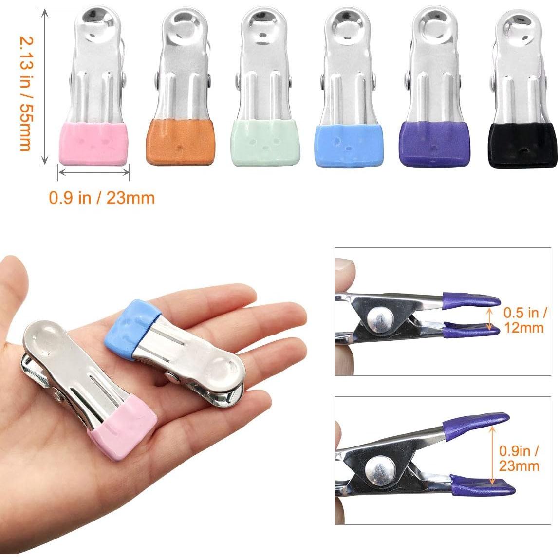 Pinzas de Ropa Coideal Multicolor 30 Pcs Acero Inoxidable