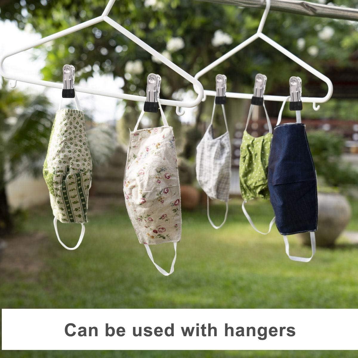 Pinzas de Ropa Coideal Multicolor 30 Pcs Acero Inoxidable