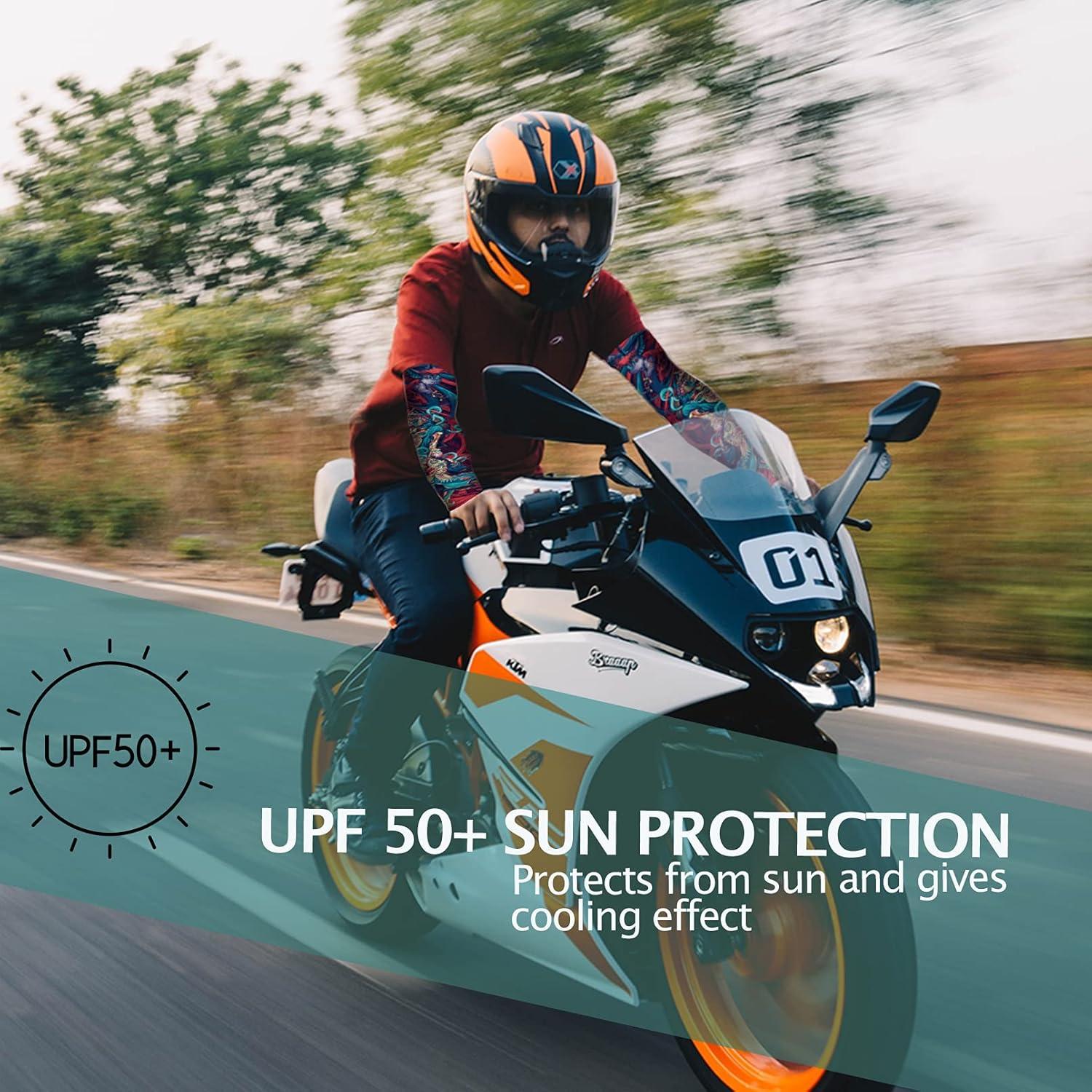 Mangas de Maquillaje Halloween Aresvns UV Protección Solar